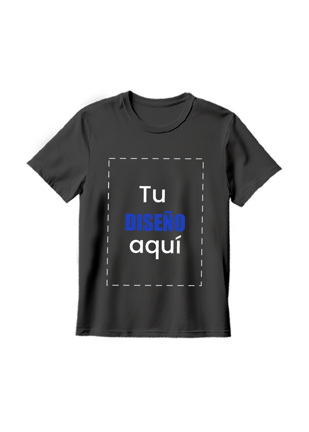 Camiseta negra personalizada