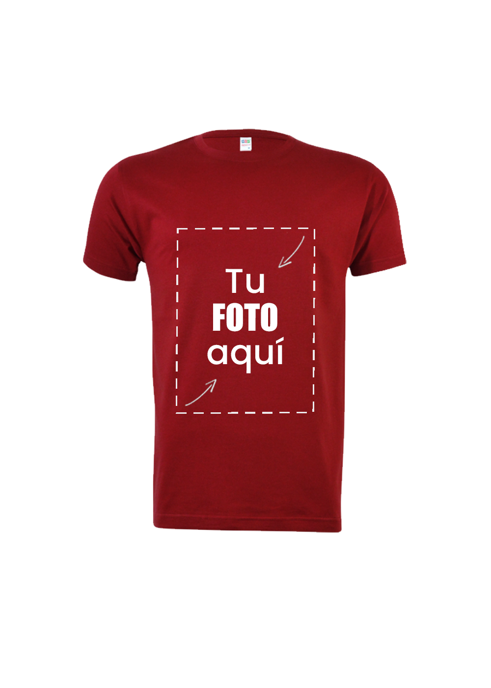 Camiseta roja personalizada
