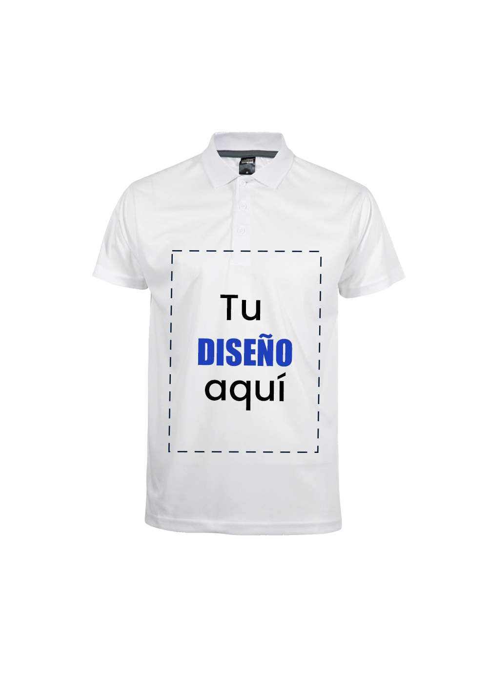 Polo blanco personalizado