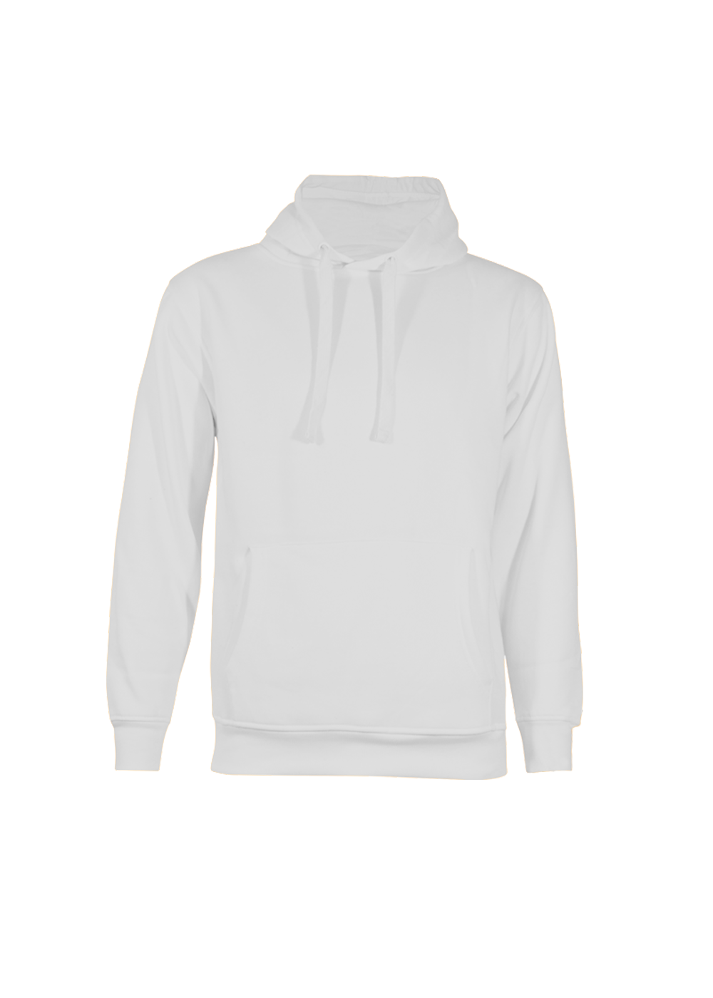 Sudadera blanca con capucha personalizada