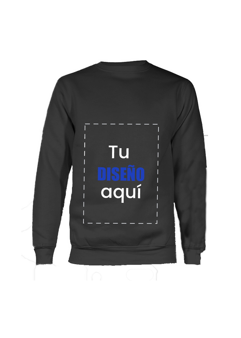 Sudadera negra personalizada